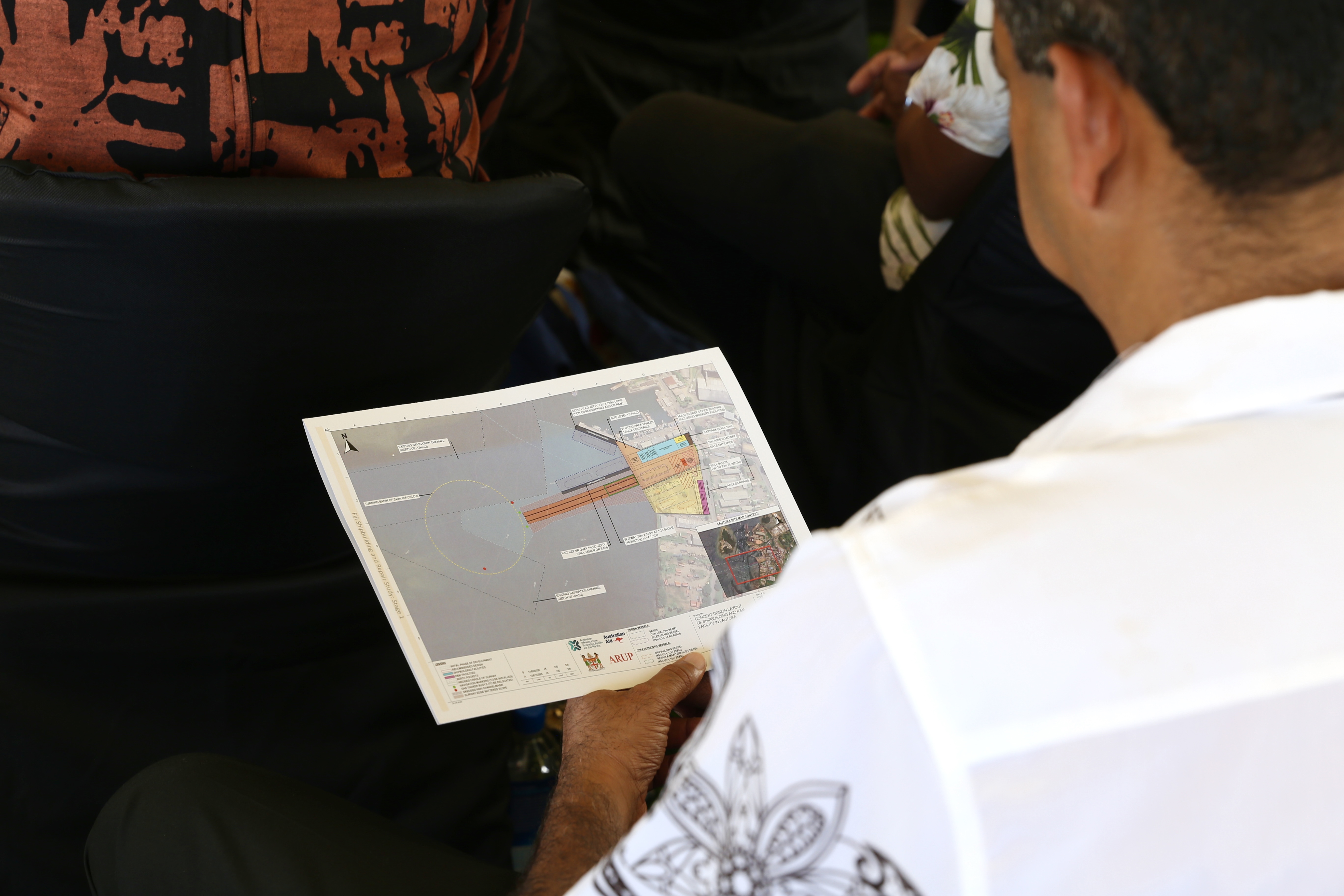 The proposed concept design for the new shipbuilding and repair facility in Lautoka, Fiji