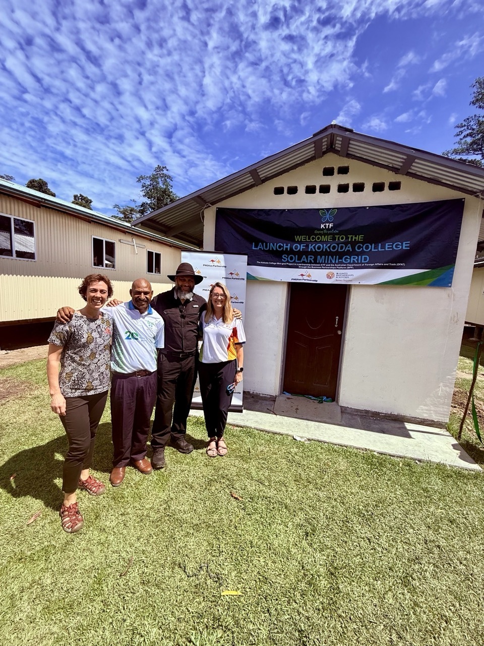 Through Australia’s support, a new solar mini-grid is transforming Kokoda College with sustainable, inclusive energy.