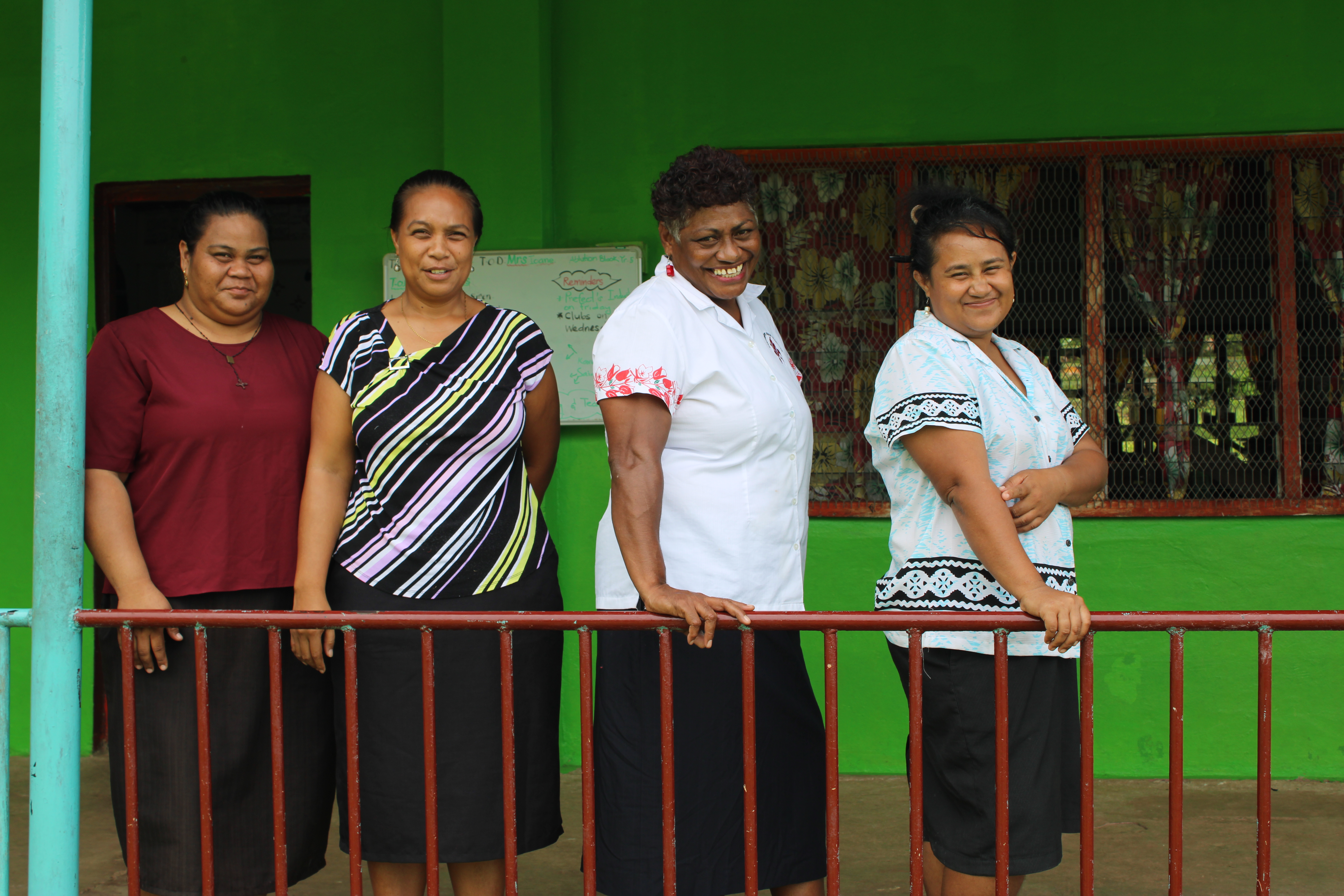 The school’s four female teachers can now introduce their students to a new world of digital learning.