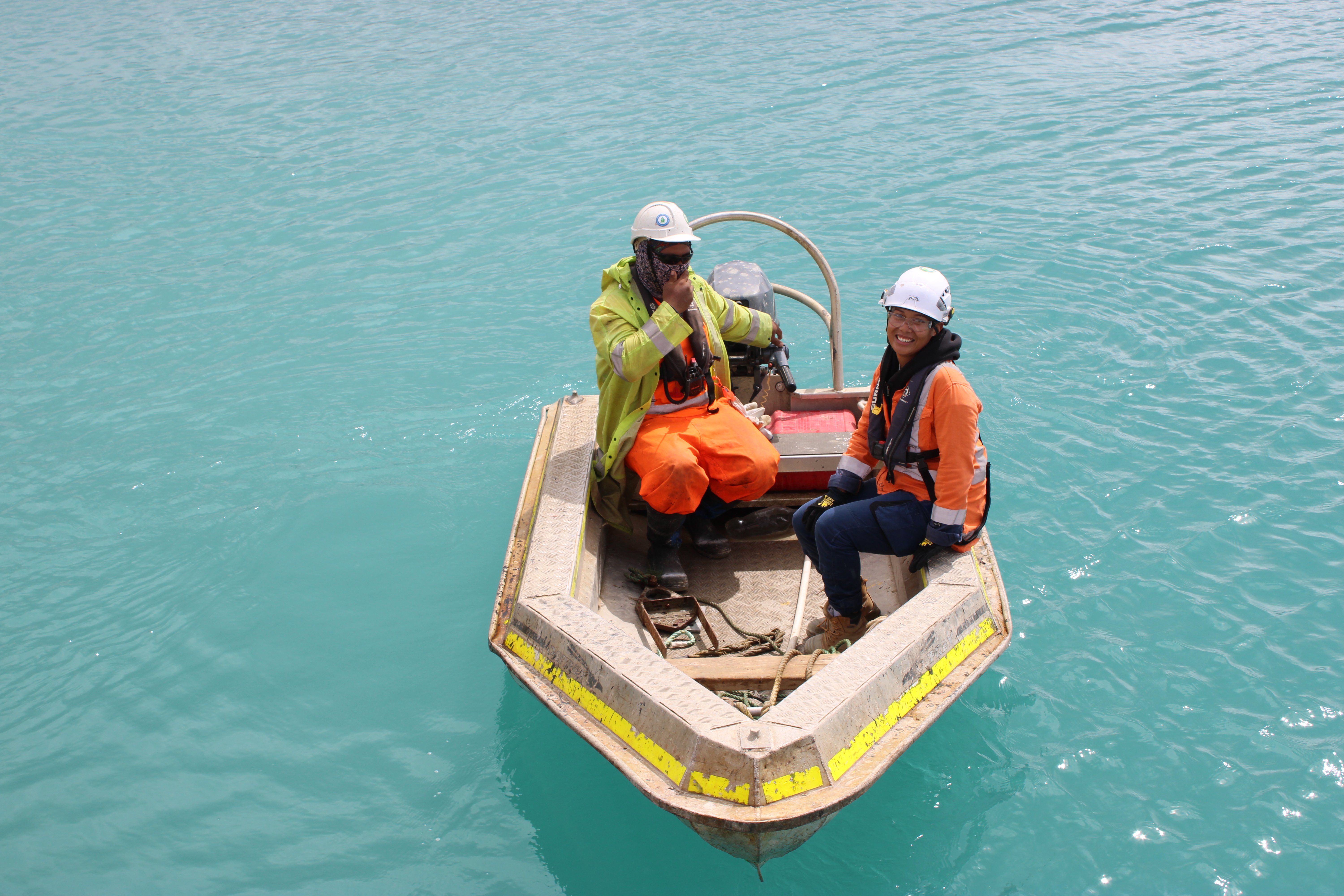  Ms Ofa Halatanu, the site engineer at McConnell Dowell oversees construction activities as part of Tonga's port upgrade, breaking barriers for women in engineering.