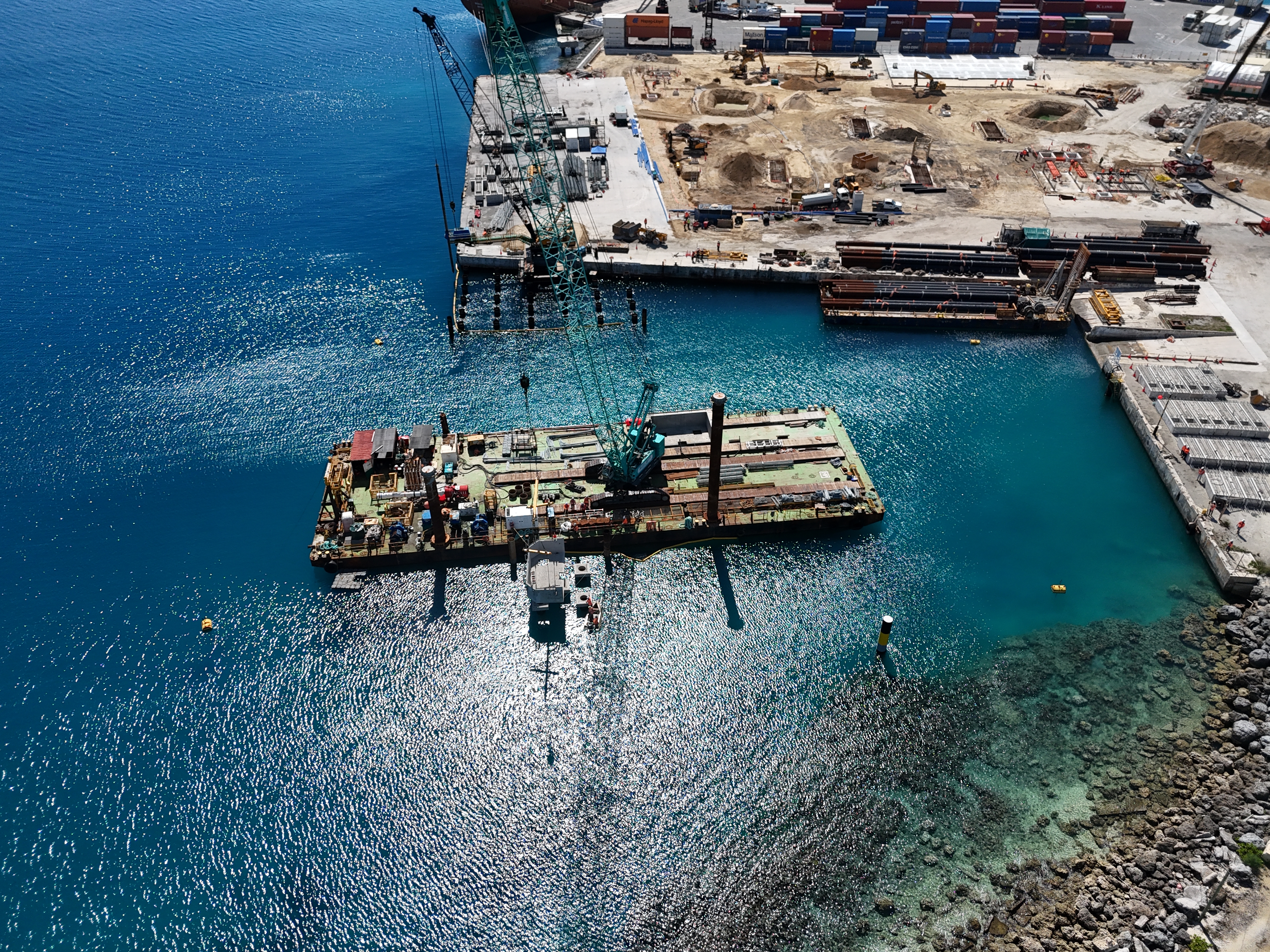 Through the AIFFP, Australia is supporting the Upgrading Tonga’s international port project, a major investment to strengthen the Queen Salote International Wharf.