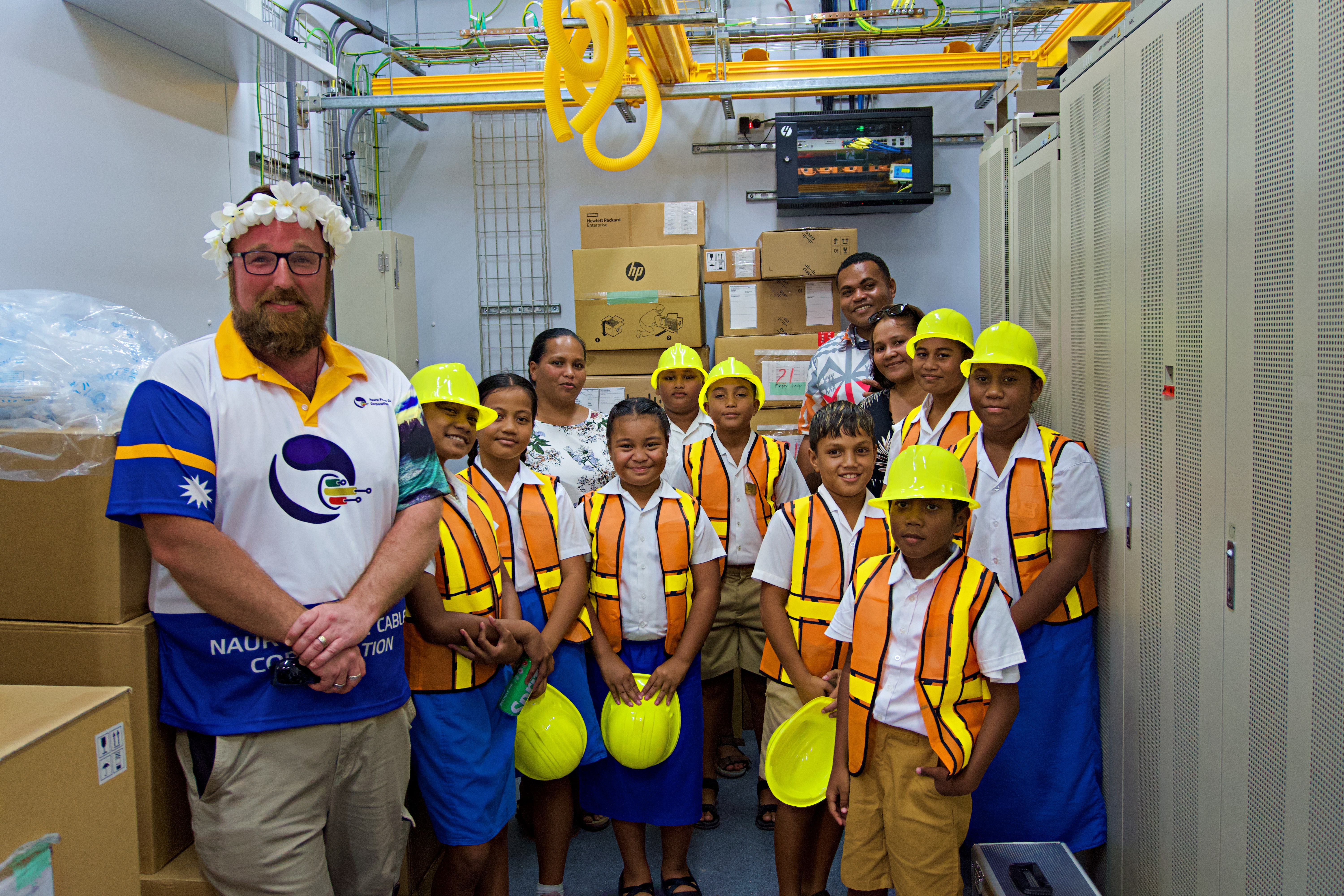 Nauru Primary School students attended the event
