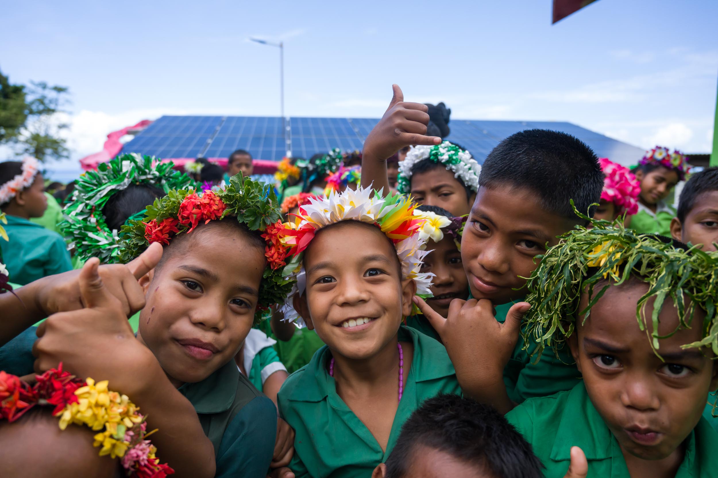 Remote Fiji schools switch on to solar power and digital learning