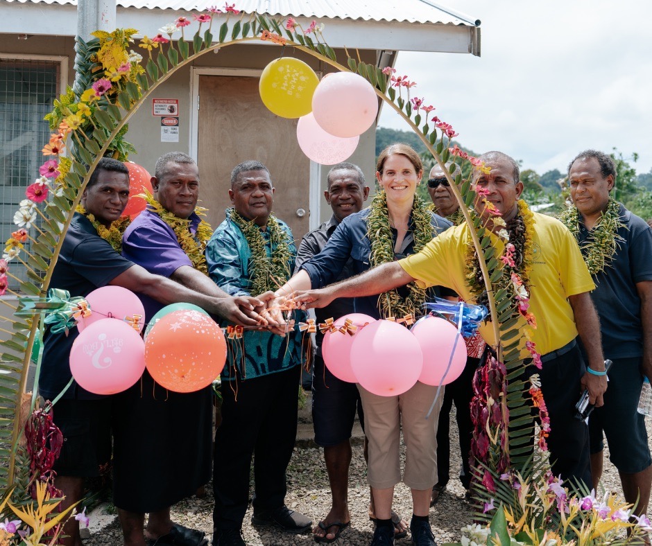 The system was launched by the Honourable Trevor Hedley Mahaga, Member of Parliament for GaoBugotu together with the Australian High Commission leaders and the school community