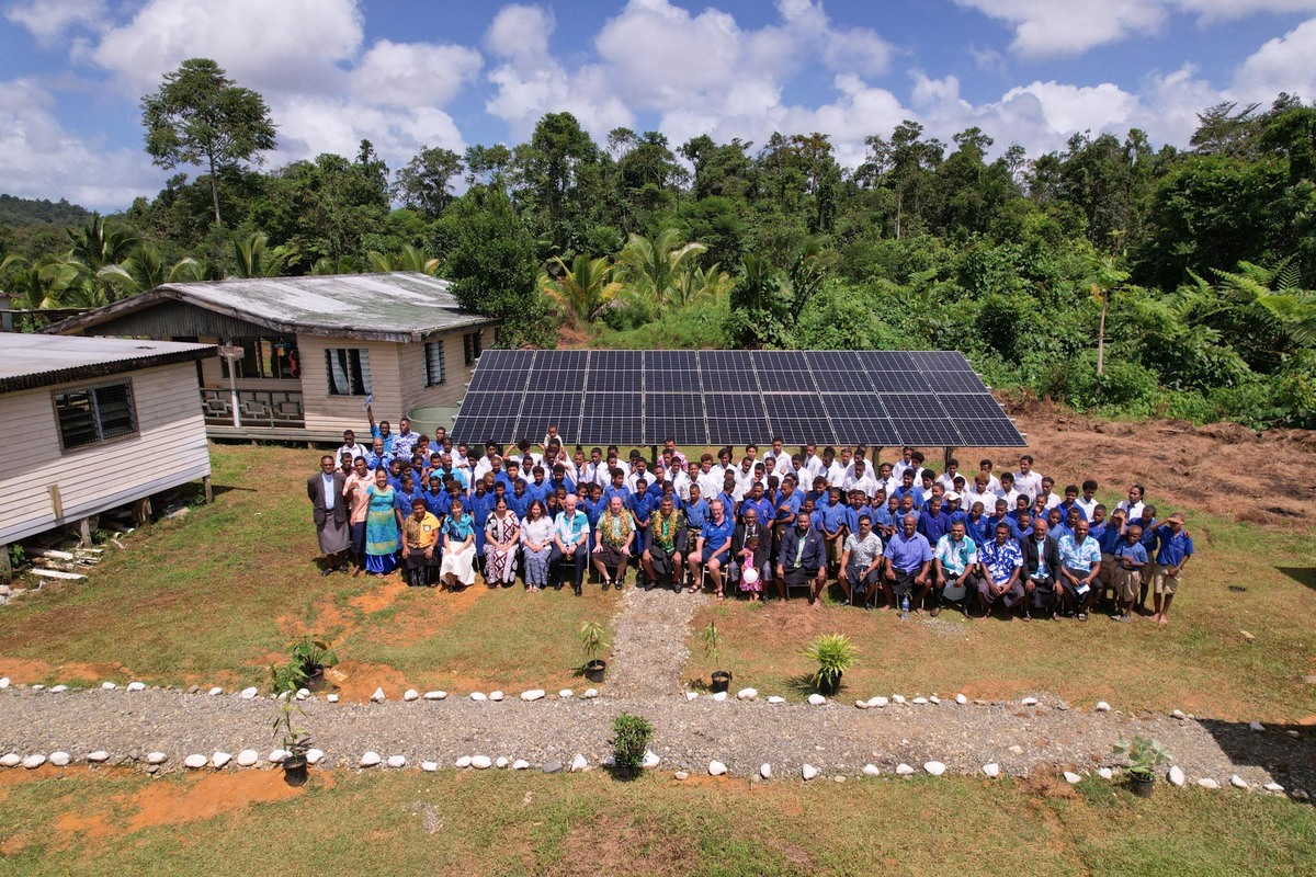 Two rural schools in Fiji’s Serua Province are now learning with clean, reliable energy and internet