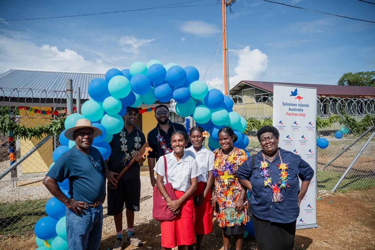 The official handover brought together government leaders, partners and the local community, including representatives from Solomon Islands Government and the Australian High Commission