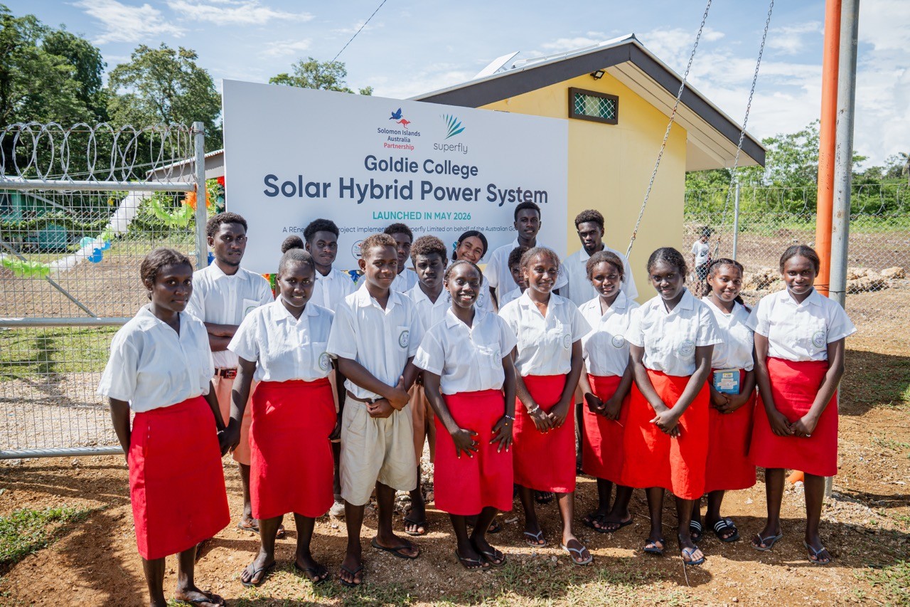 Australia delivers solar energy to strengthen learning at Solomon Islands' Goldie College